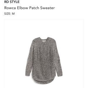 RD Style Rowca Elbow Patch Sweater- gently used